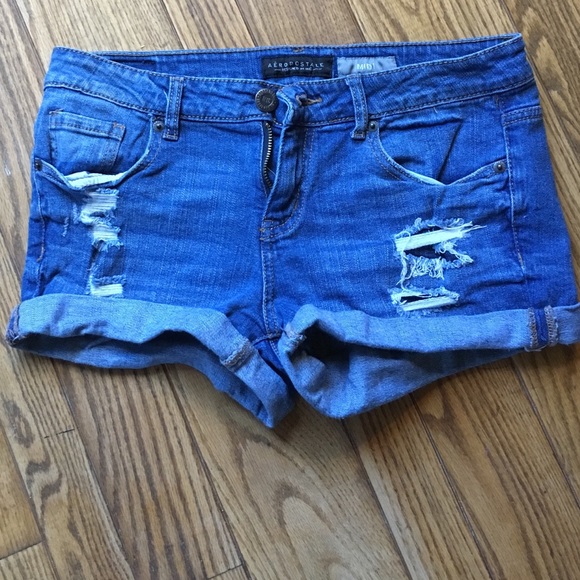 Aeropostale Distressed Shorts Size 6 - Picture 1 of 5